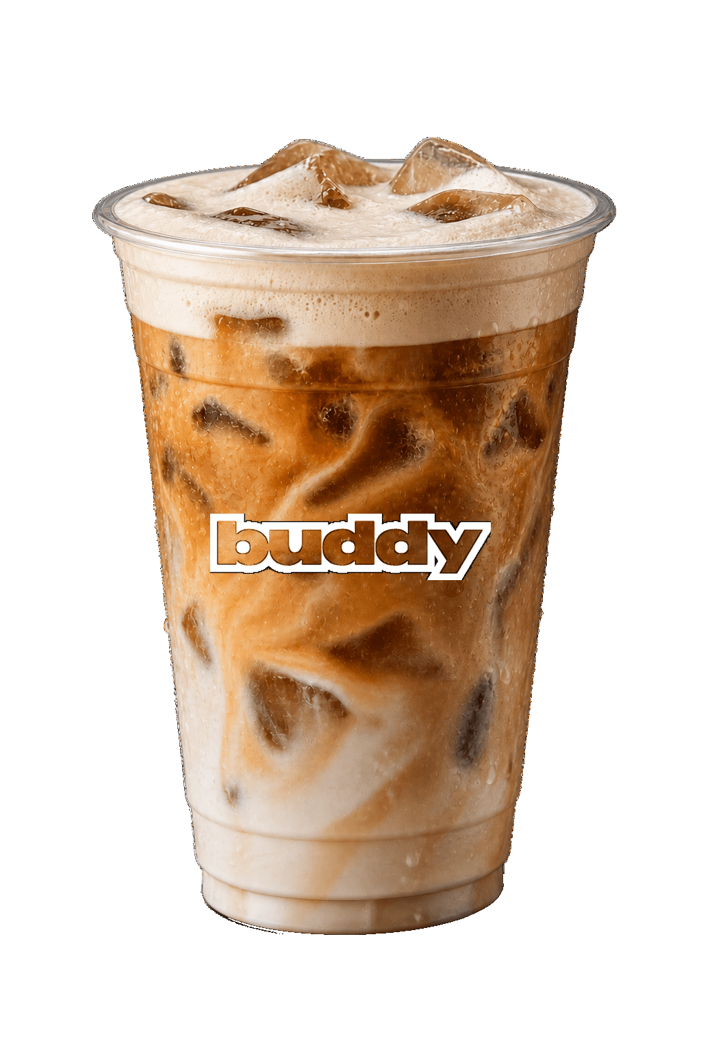 Buddy Latte in a Buddy cup